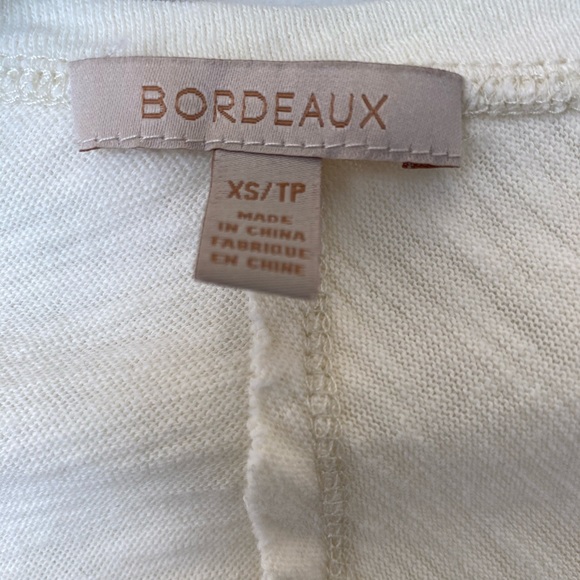 Bordeaux V-neck top size XS - Picture 7 of 8